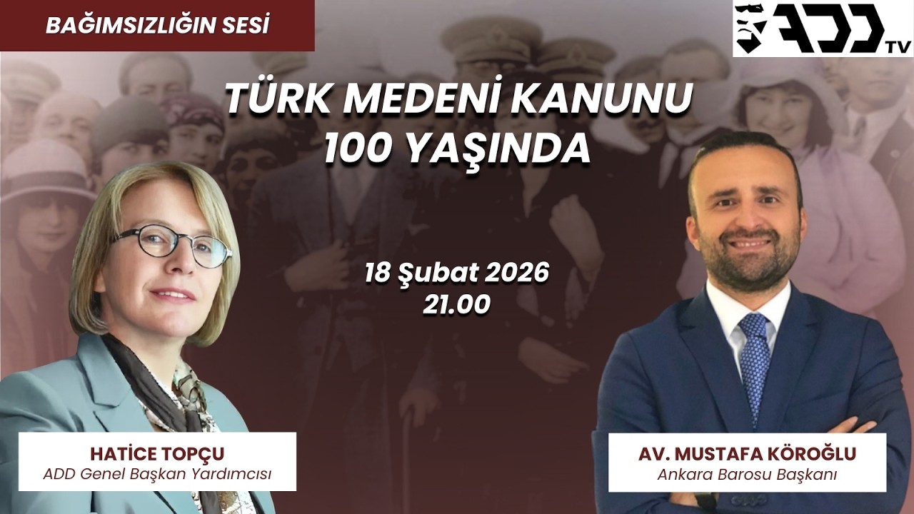 “Hatice Topçu ile Bağımsızlığın Sesi” programının konuğu Ankara Barosu Başkanı Av. Mustafa Köroğlu