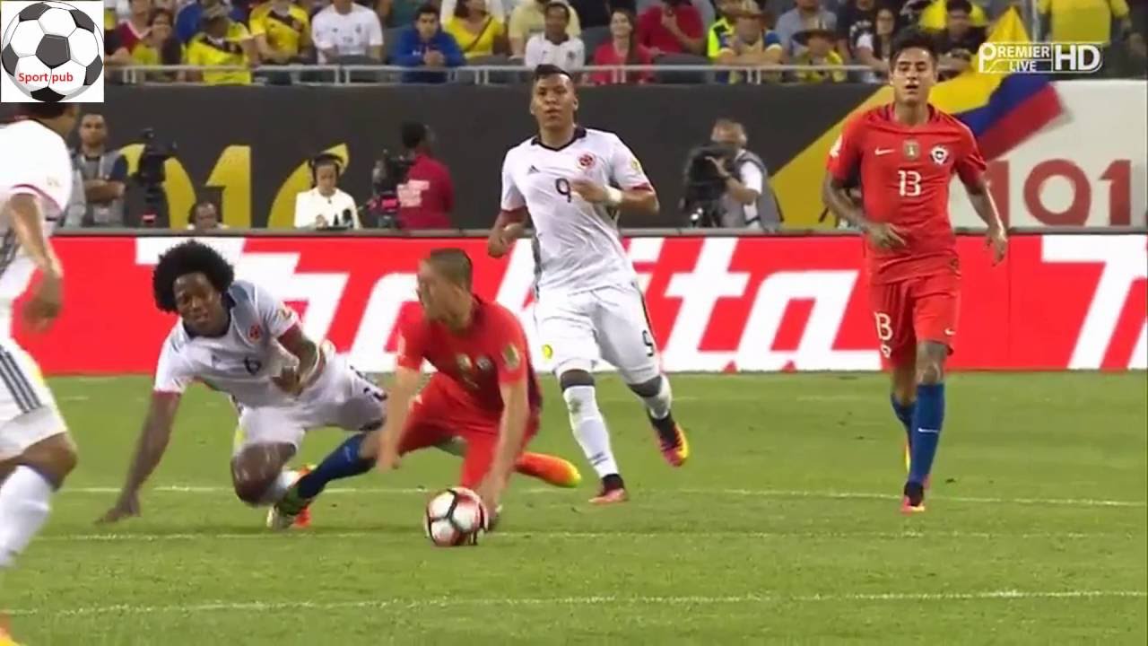 ALL Red Cards Copa America 04.06.2016 27.06.2016