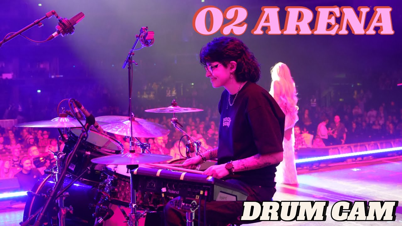 Drumming for Tanner Adell – FULL SET Live at the O2 Arena (C2C 2025)