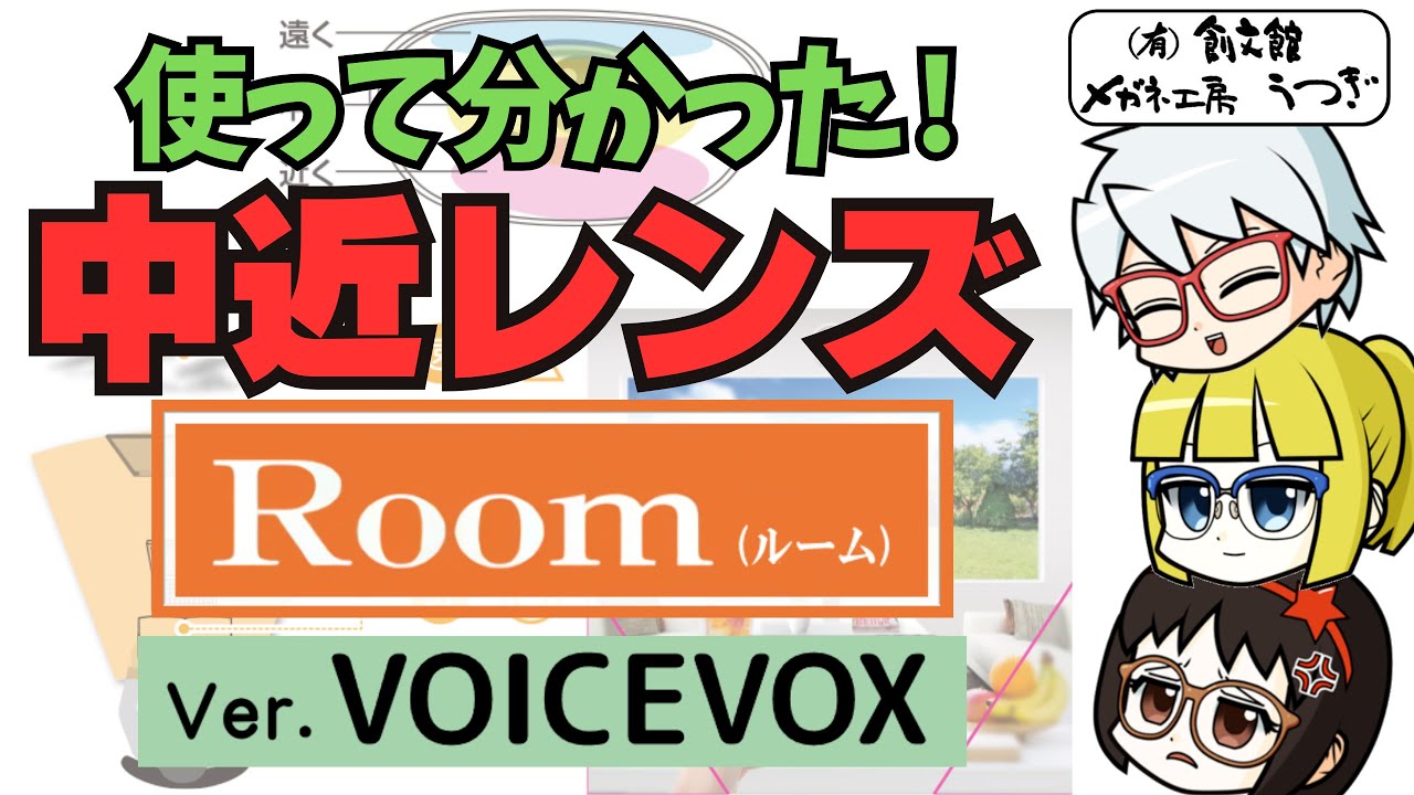 【VOICEVOX 検証】HOYA 中近レンズ ROOM(ルーム) 【ゆっくり解説