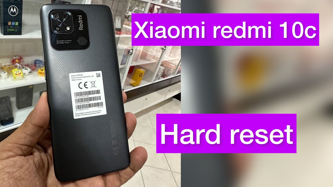 como formatear Xiaomi redmi 10c [ restaurar de fabrica ] hard reset modo recovery