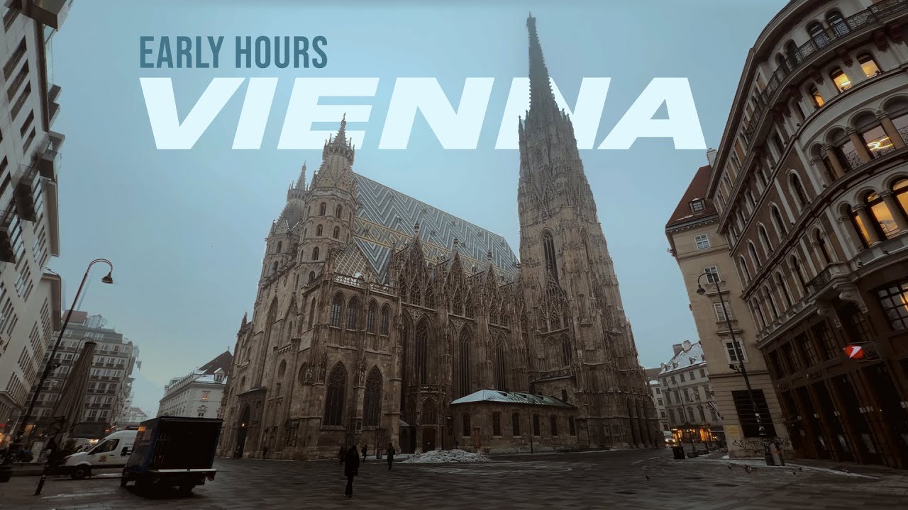 Early Morning Walk in Vienna | Quiet City Vibes 🌅 | DJI Osmo Pocket 3 | 4K