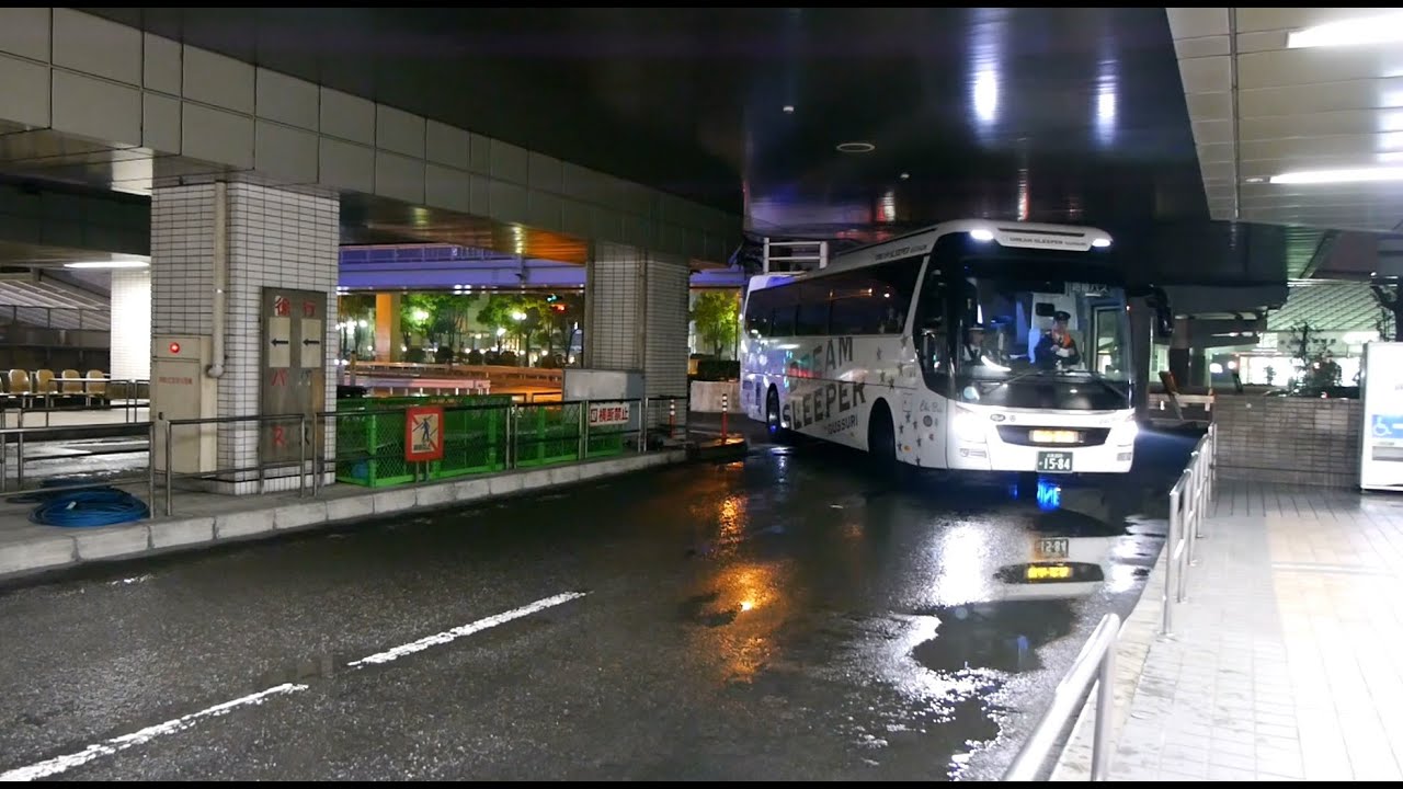 夜行高速バス乗車レポート 中国バス ドリームスリーパー 横浜発広島行 ゼロ・グラビティシート 2014年12月