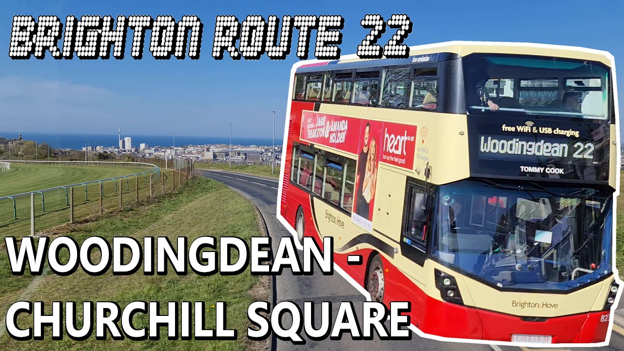 Brighton Bus Route 22: Woodingdean - Churchill Square