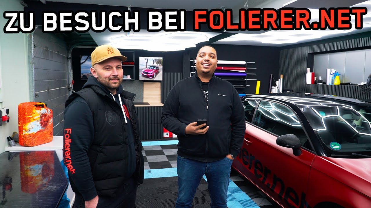 Zu Besuch bei Folierer.net | Einblick in die Arbeit eines Folierers