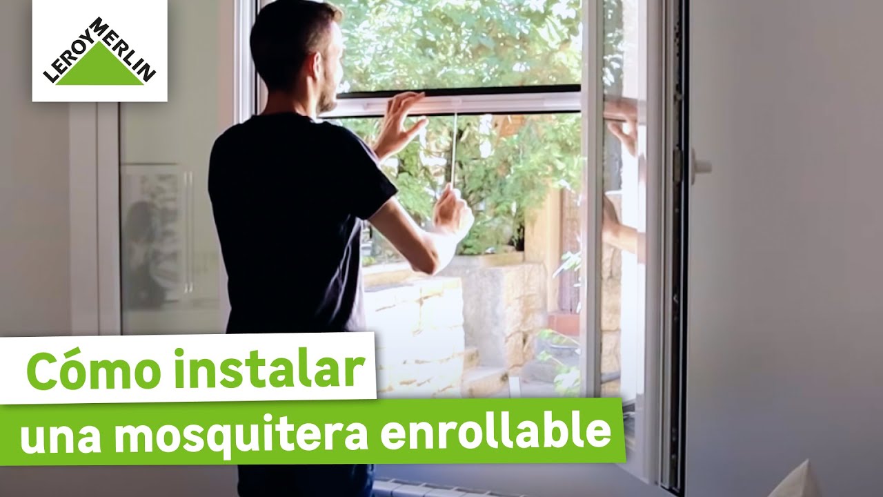 Cómo instalar una mosquitera enrollable ¡Guía paso a paso! | LEROY MERLIN