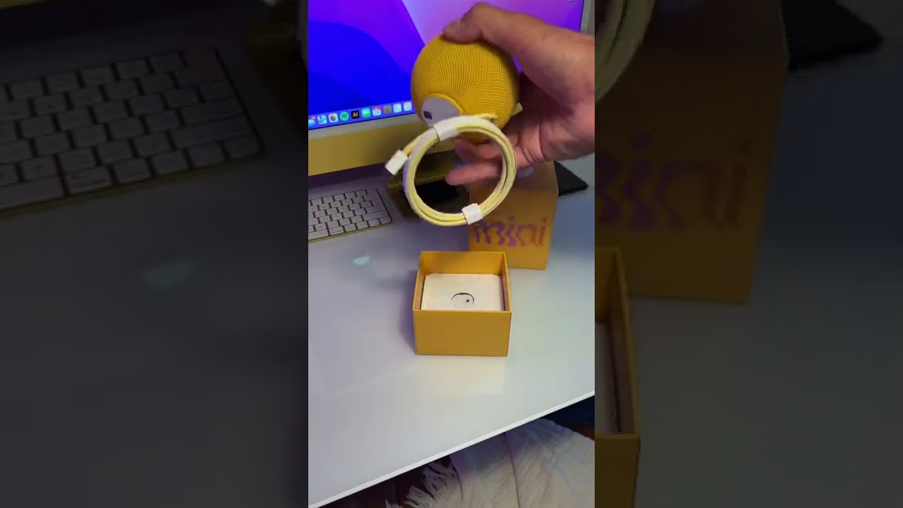 Unboxing the HomePod mini 🔊 #Shorts #ASMR