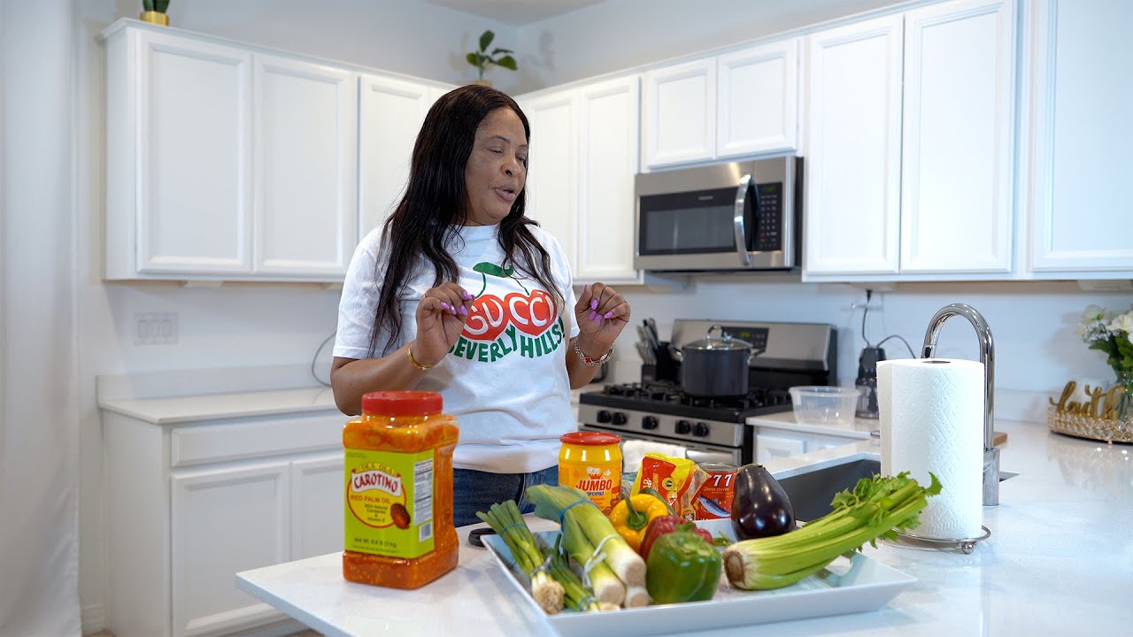How to cook Pondu (Congolese dish) Mama Martine Foods