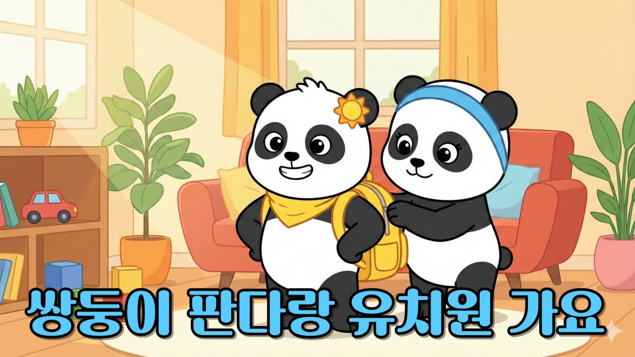 쌍둥이 판다랑 유치원 가요