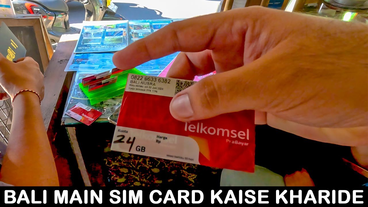 How to Buy Sim Card in Bali | Bali Sim Card Guide in Hindi | Bali Sim Card India