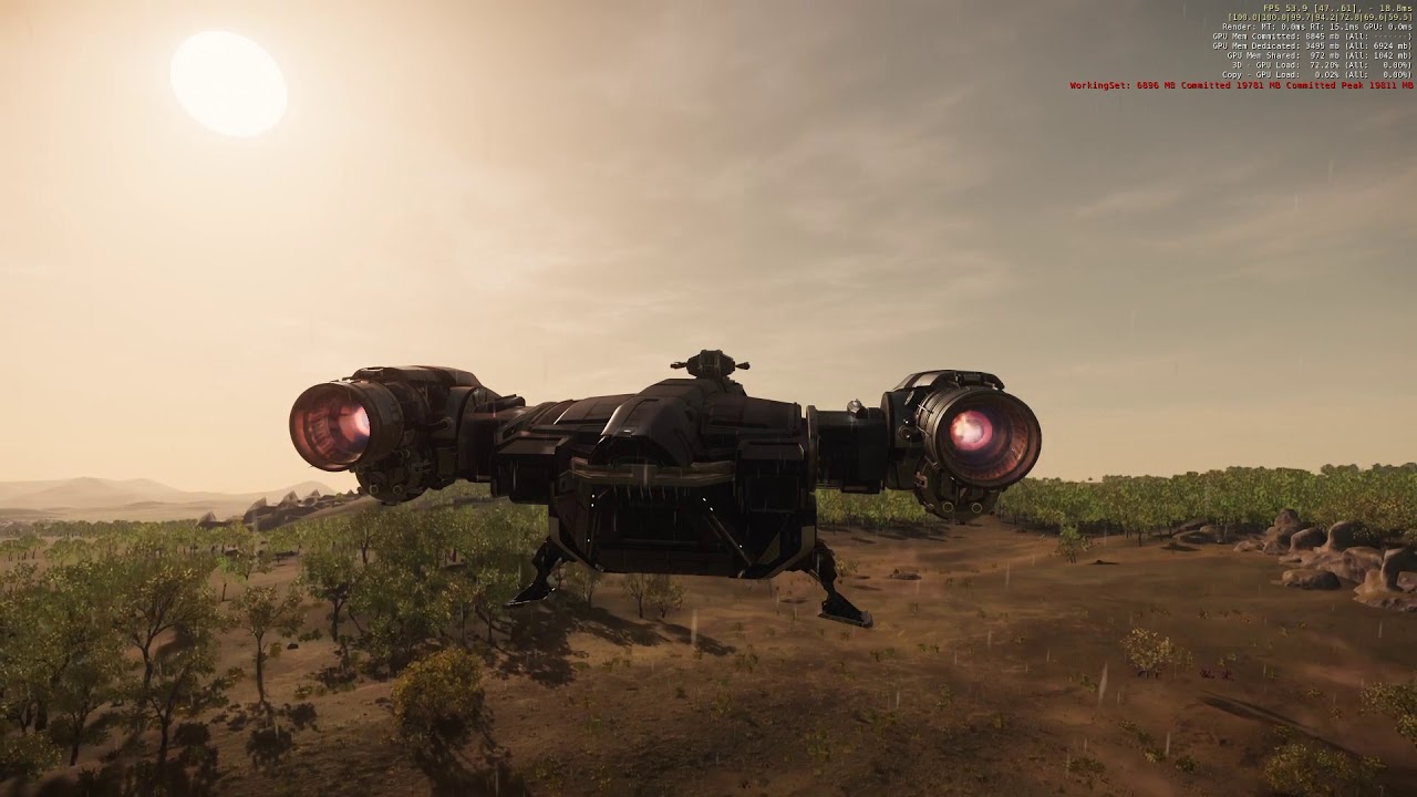 Star Citizen 3.3.5 First impression of Hurston biomes