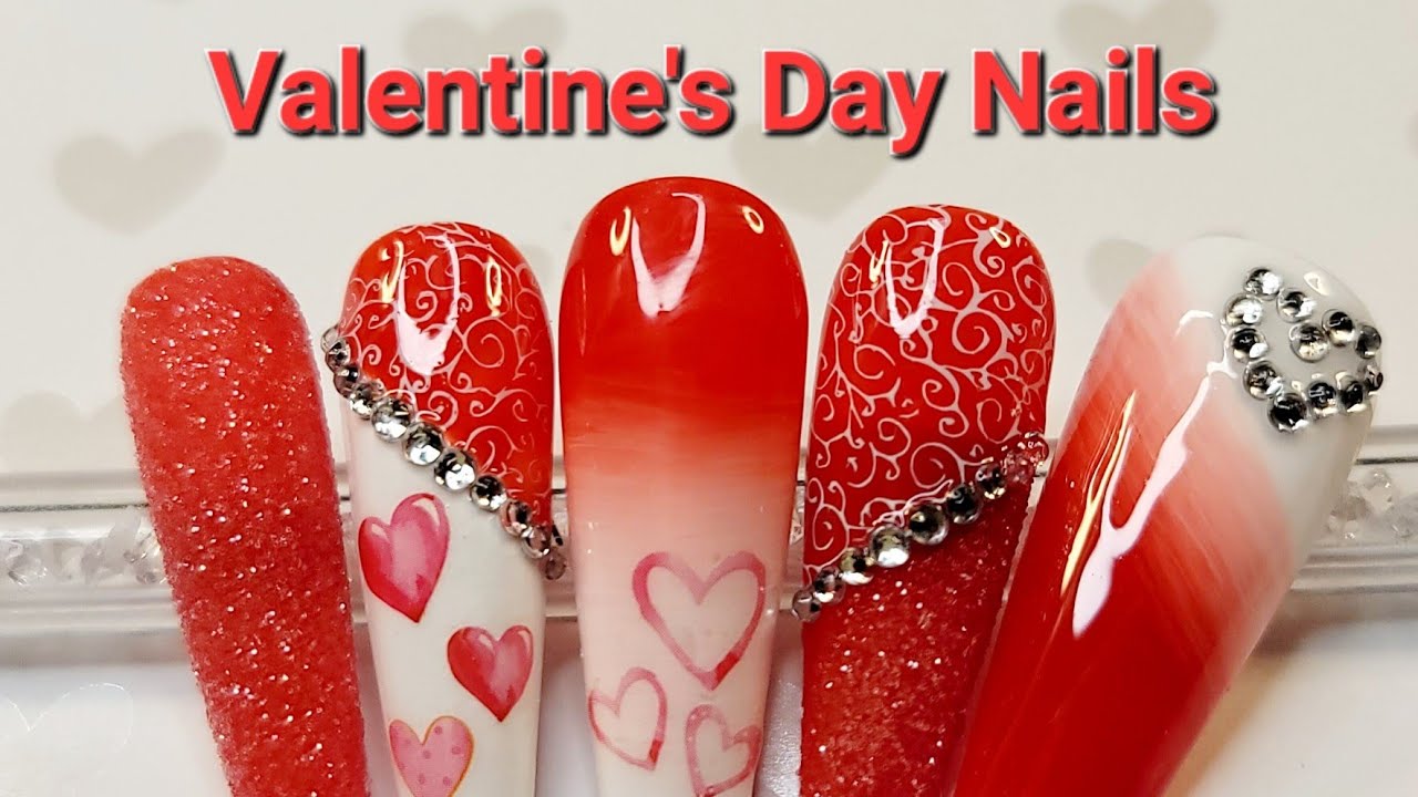 Valentine's Day Nails | Heart Nail Designs | How to Use a Nail Stamper