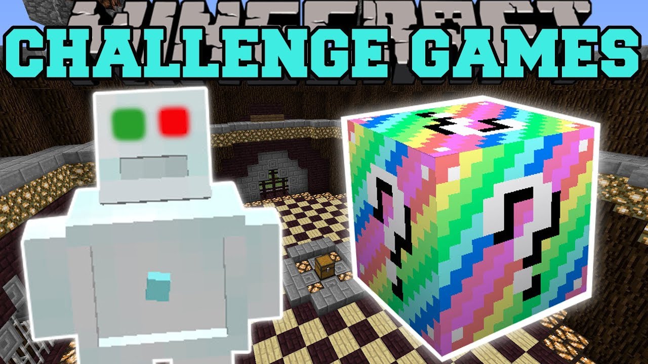 Minecraft: FROSTY THE SNOWMAN CHALLENGE GAMES - Мод Lucky Block - Мини-игра с модами