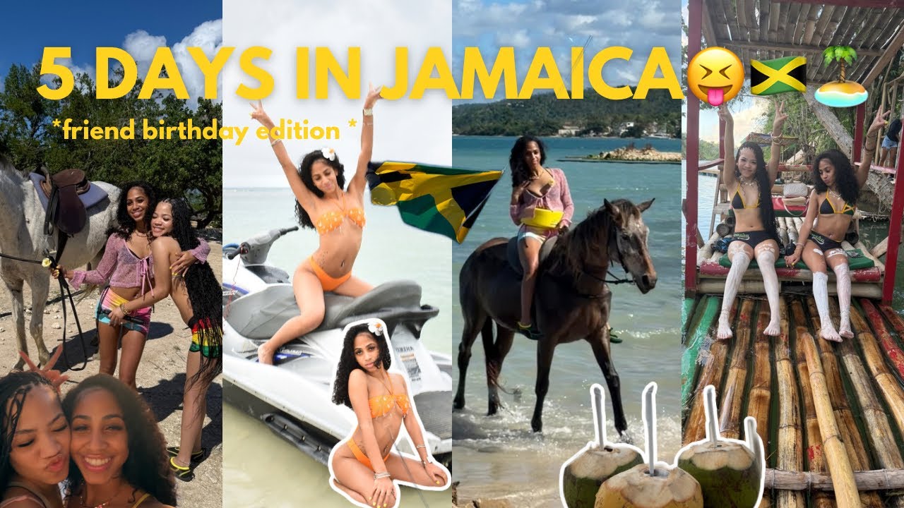 5 Days in Jamaica🇯🇲🌼| Celebrating My Friend’s 23rd B-day 🎂✨| Boat Party, Clubbing & Excursions🏖️