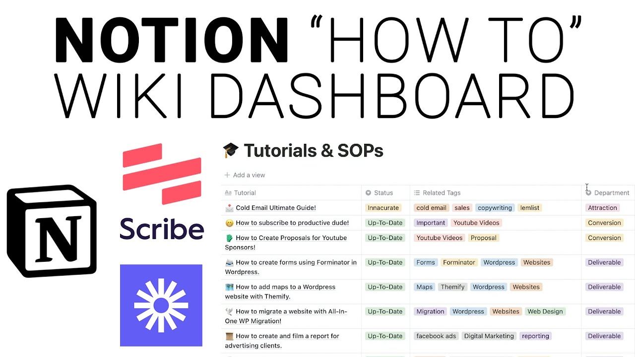 Notion Tutorial: Create a 