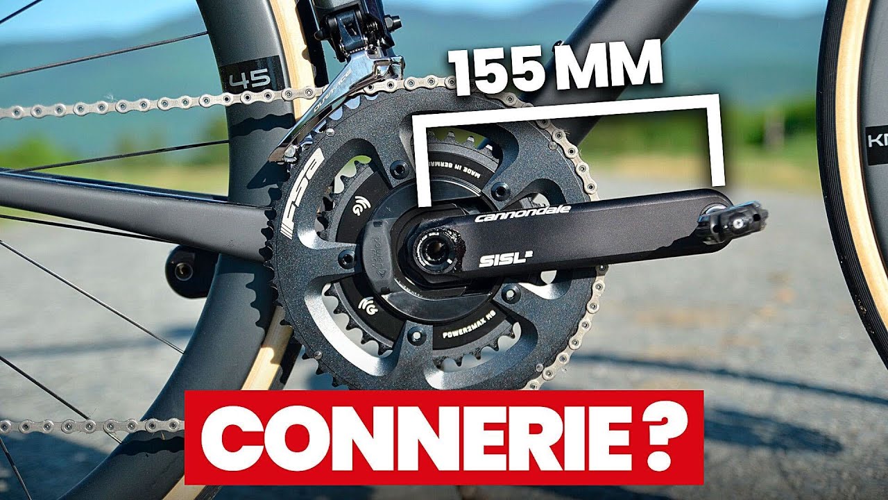 Manivelle de vélo de plus en plus courte: Génie ou Connerie ?