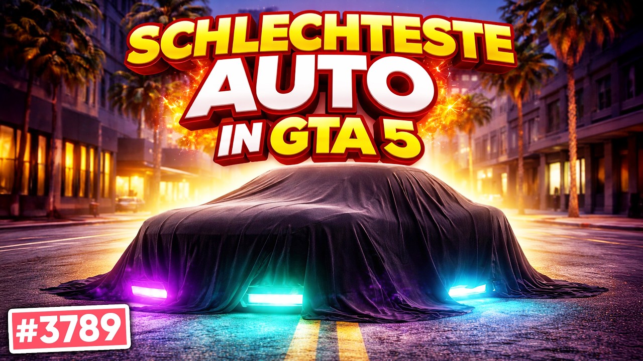 Mit dem SCHLECHTESTEN AUTO in GTA 5 einen WALLRIDE fahren💀🤣