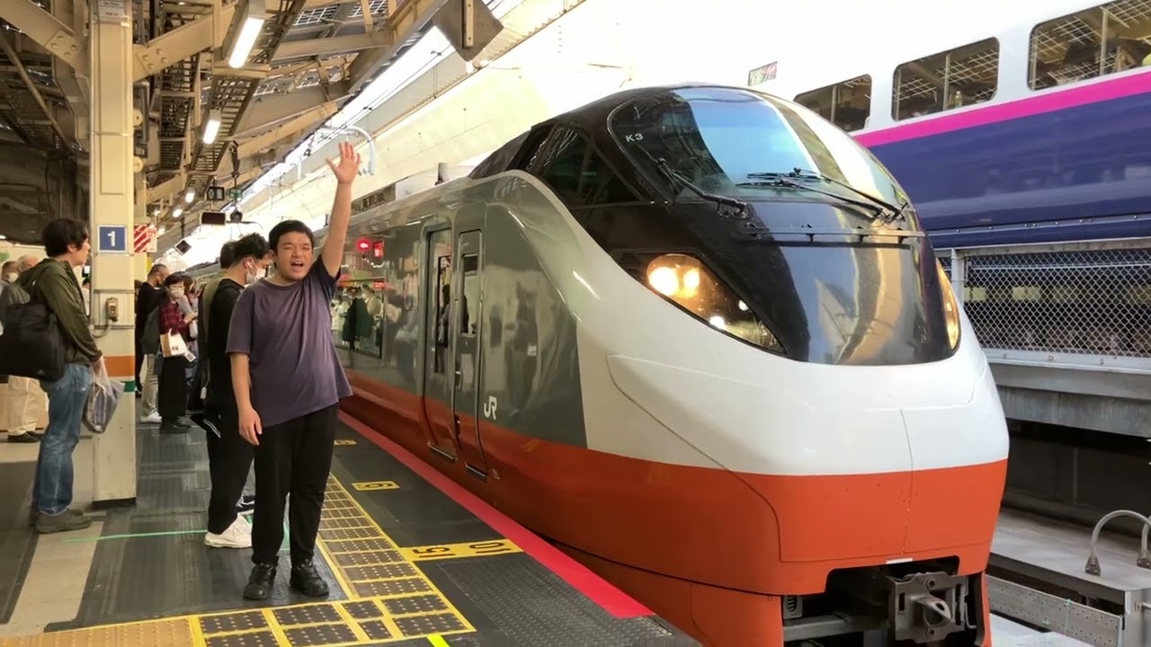 【松井大空の出発式有り！MH有り！】E657系ｶﾂK3編成（フレッシュひたち色リバイバル塗装・橙色）がミュージックホーンを鳴らして東京駅10番線を発車！（74M）
