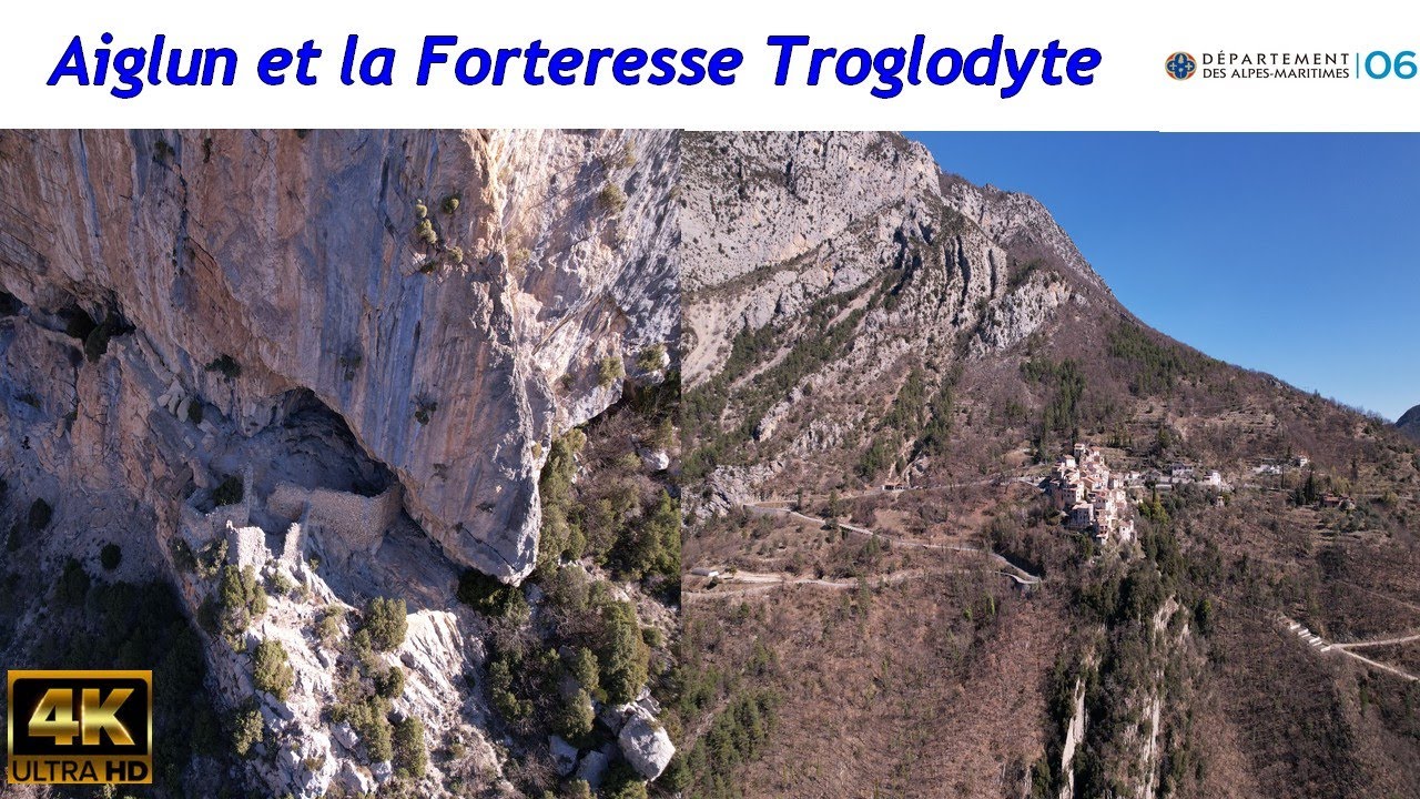 Aiglun et la Forteresse Troglodyte #patrimoine #alpesmaritimes #histoire