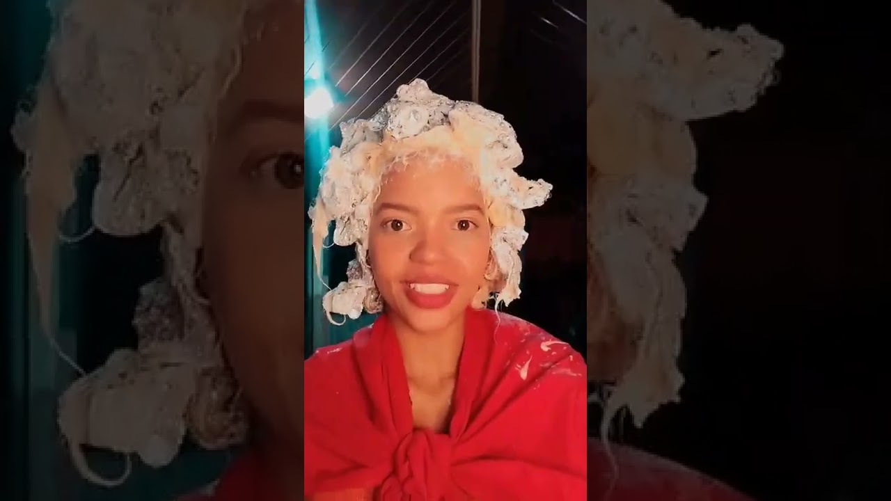 descolora&ccedil;&atilde;o global em casa cabelo cacheado crespo