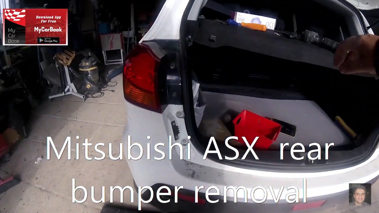Mitsubishi ASX / RVR  rear bumper removal