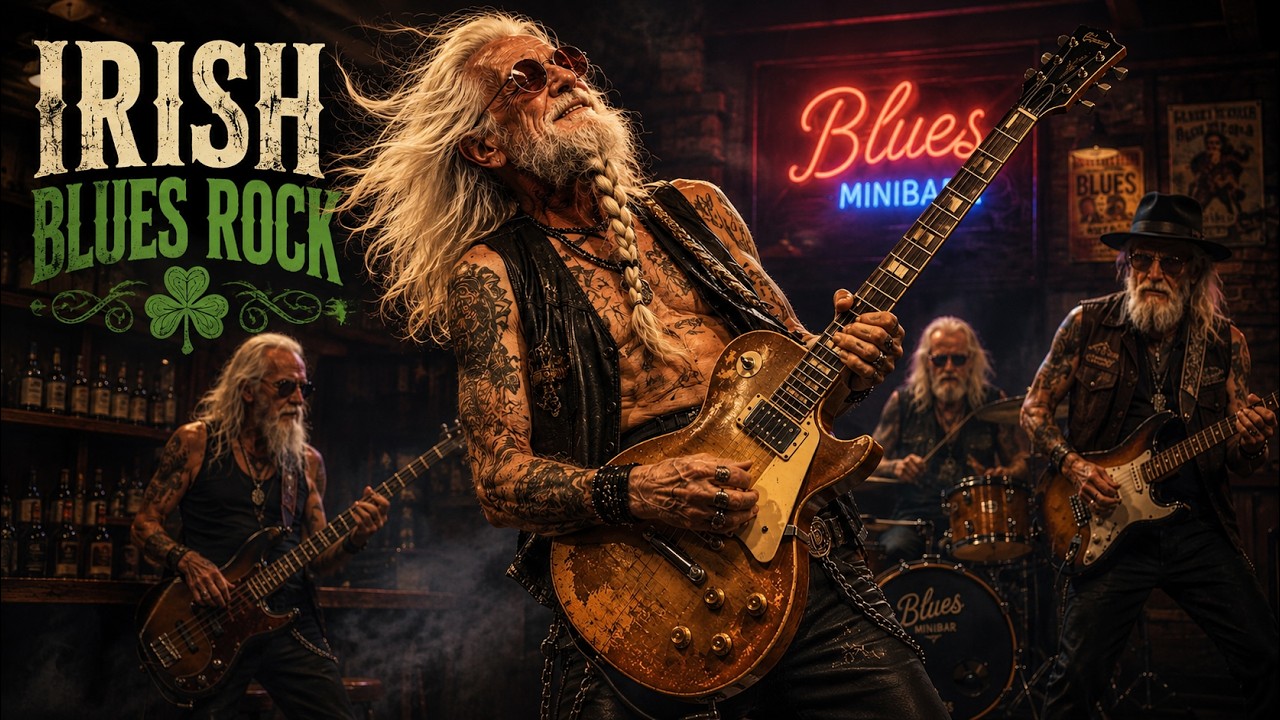 IRISH BLUES ROCK 🍀 Whiskey Roads & Guitar Fire | Full Album Blues Rock Collection