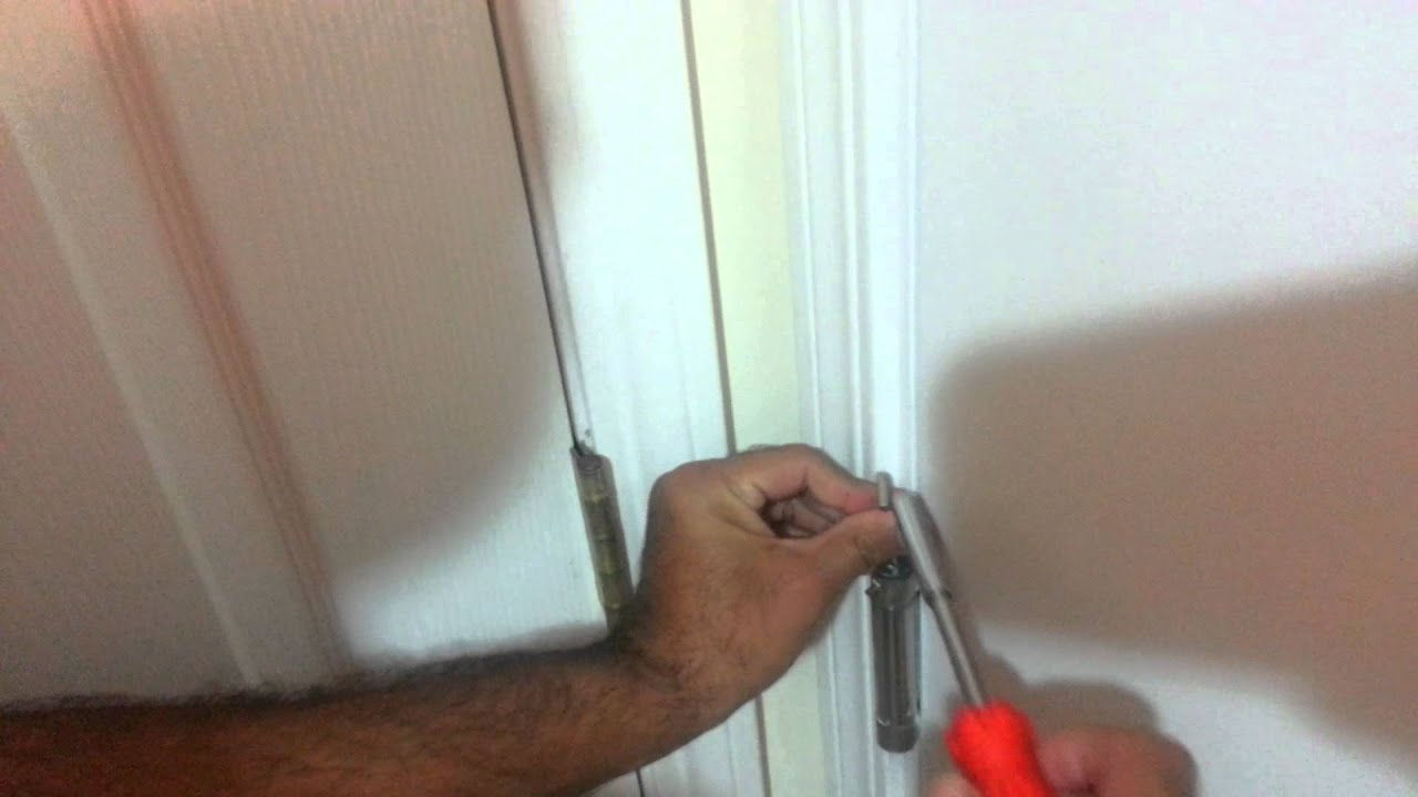 Remove Hinges from Self Closing Door