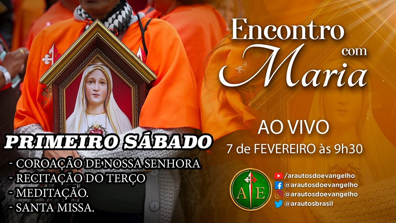 Primeiro Sábado e Encontro com Maria - fevereiro de 2026 - Deixe suas intenções.