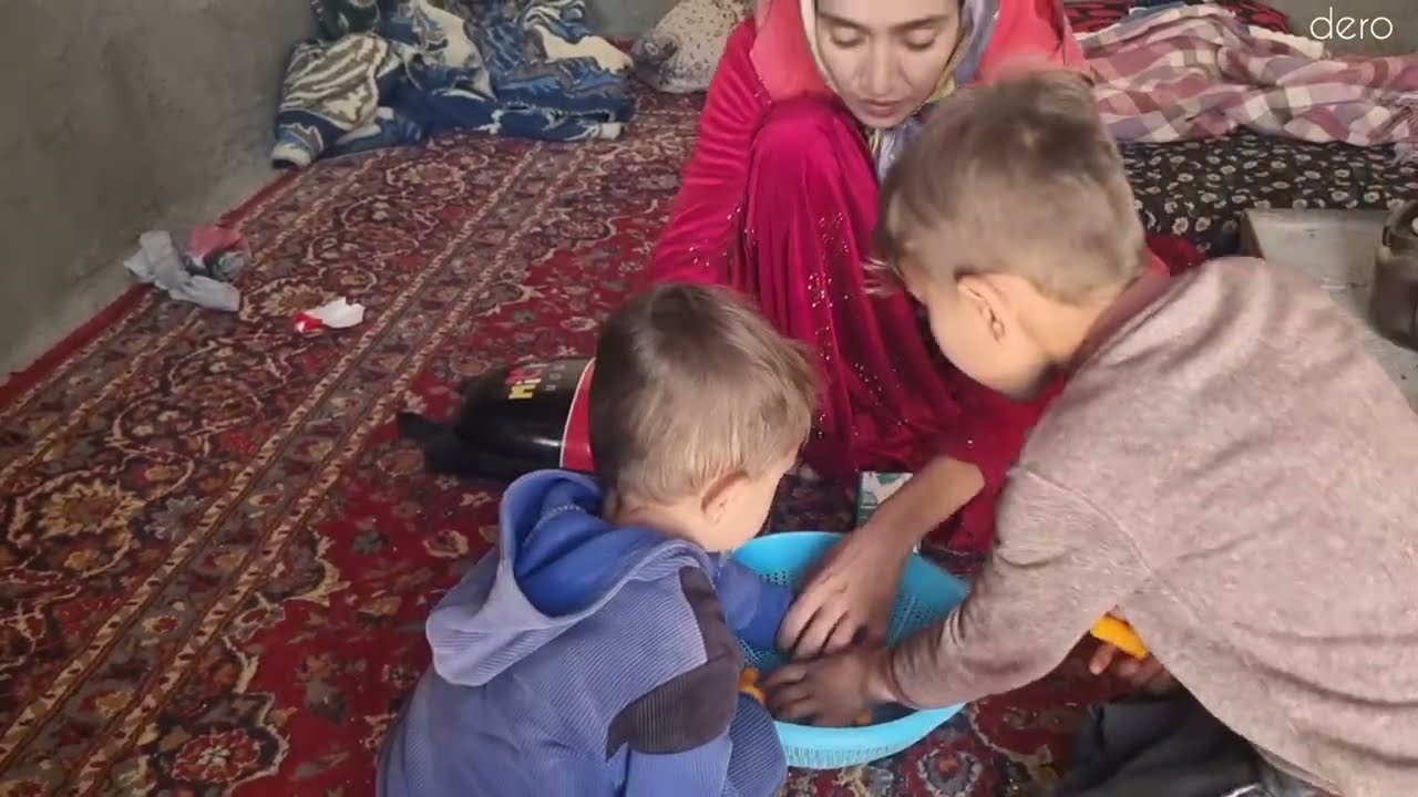 Hajar's farm is turning green: Khan plowed Hajar's farm with a tractor to help her.