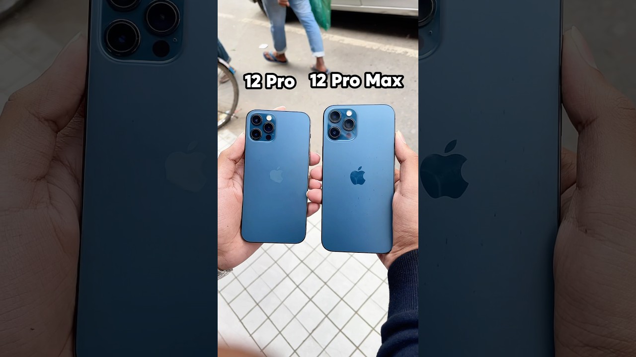 iPhone 12 Pro Vs iPhone 12 Pro Max || Camera Zoom Test! #shorts