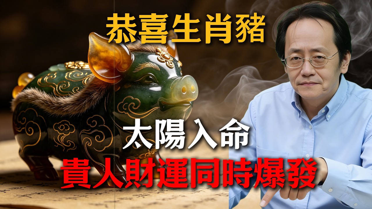 恭喜生肖猪！2026年4月中「太阳」入命，这11天是财运关键，否则暴富良机一去不返！#倪海廈 #命理 #生肖 #運勢