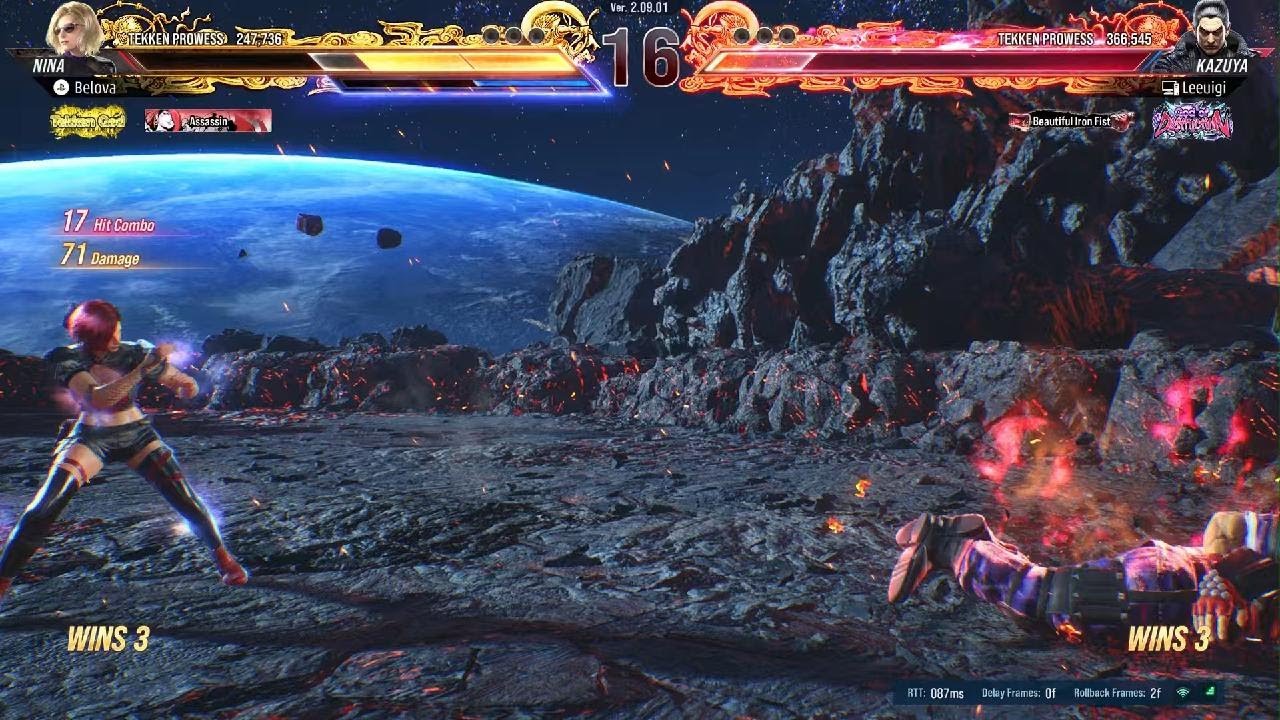 TEKKEN8 Nina vs Kazuya