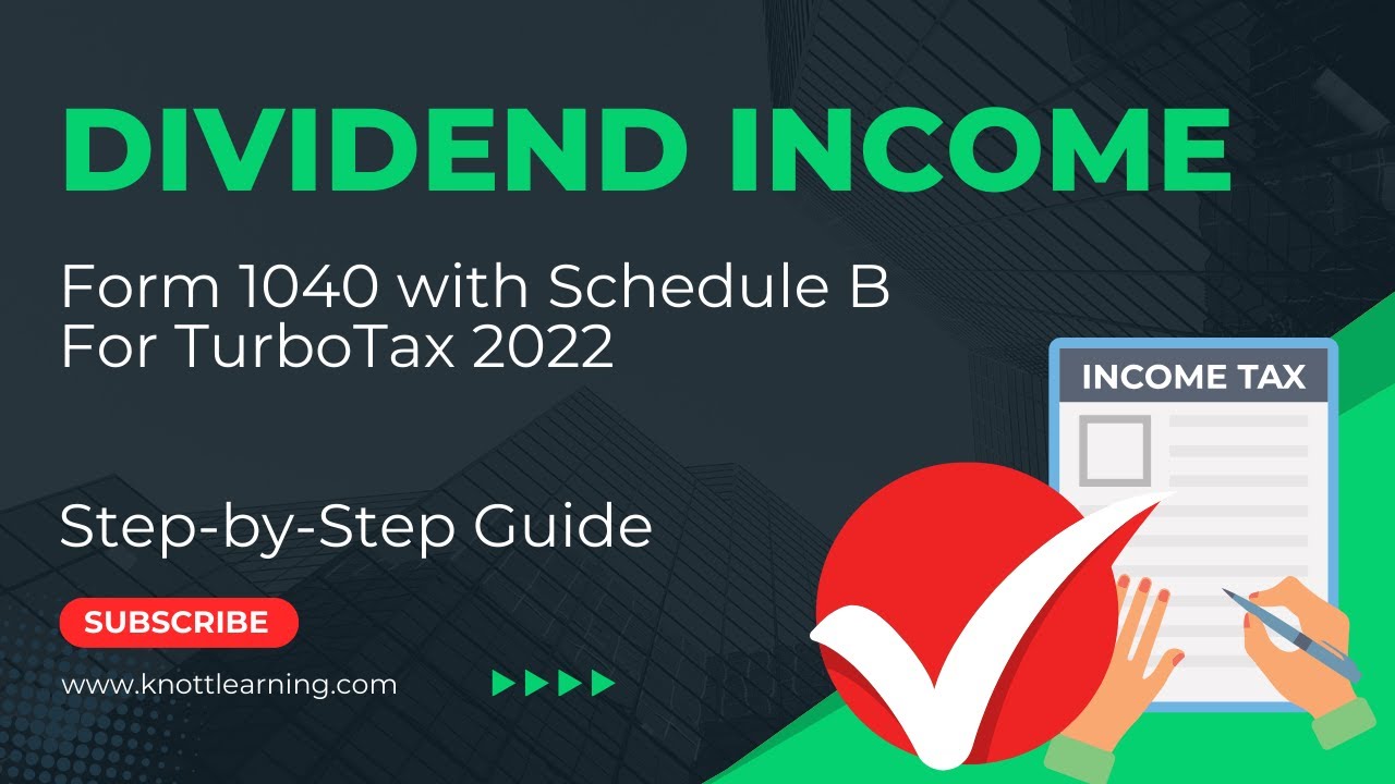 TurboTax 2022 Форма 1040 — Введите данные из формы 1099-DIV для расчета дивидендного дохода