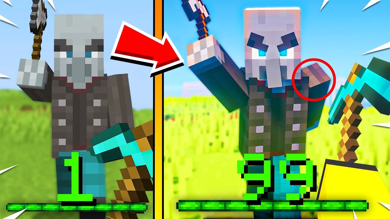 Minecraft'ta SEVİYE ATLADIKÇA ANİMASYON ARTIYOR!!!
