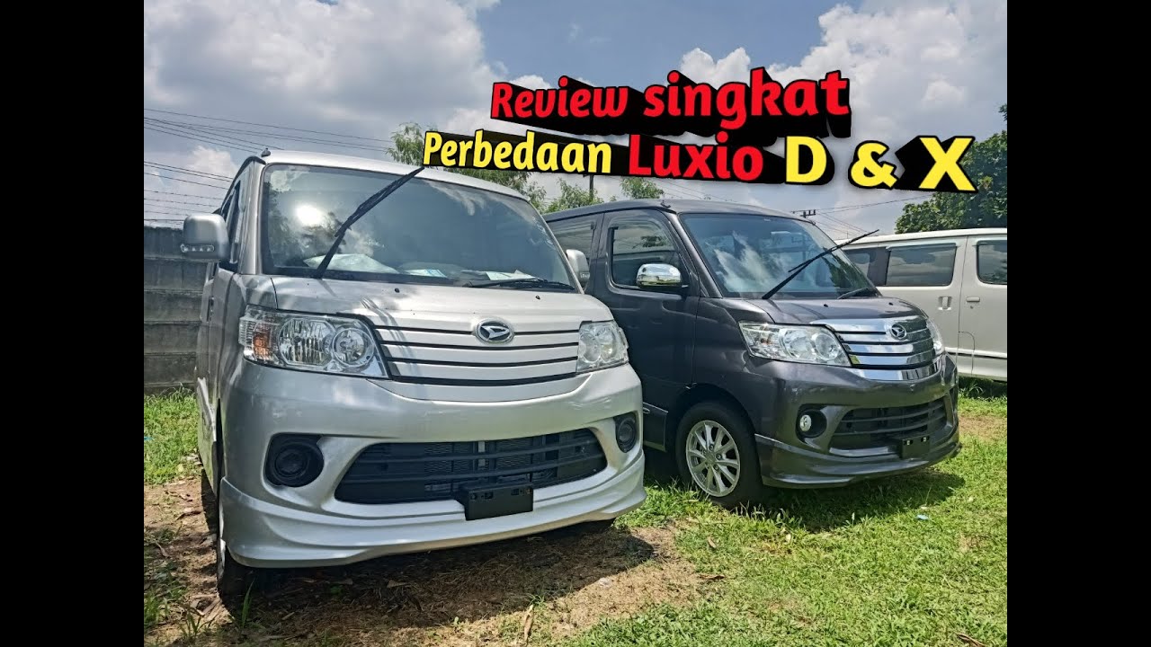Review singkat perbedaan Daihatsu Luxio D dan Luxio X - G&K Channel