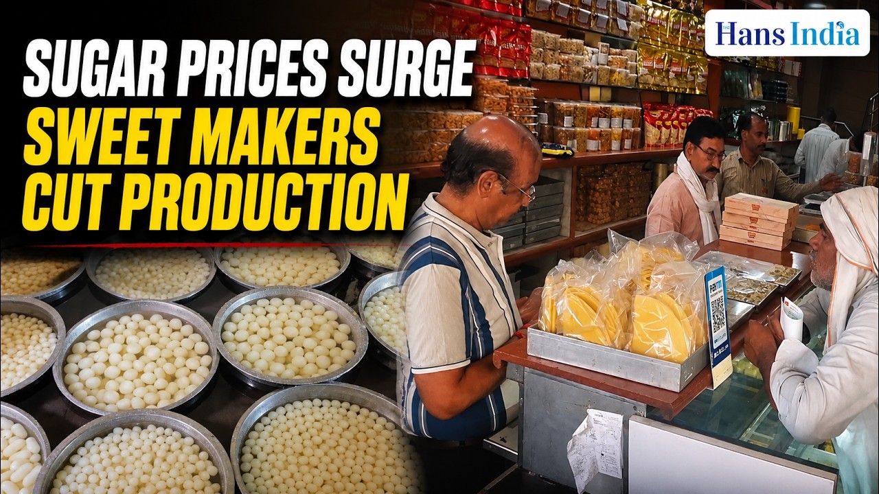 Sugar Prices Surge, Bikaner Sweet Makers Cut Production Ahead of Festive Season | The Hans India