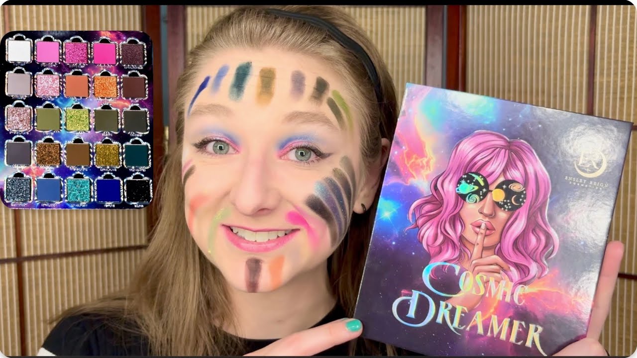 1 Look + Swatches of the COSMIC DREAMER 2.0 Palette by ENSLEY REIGN