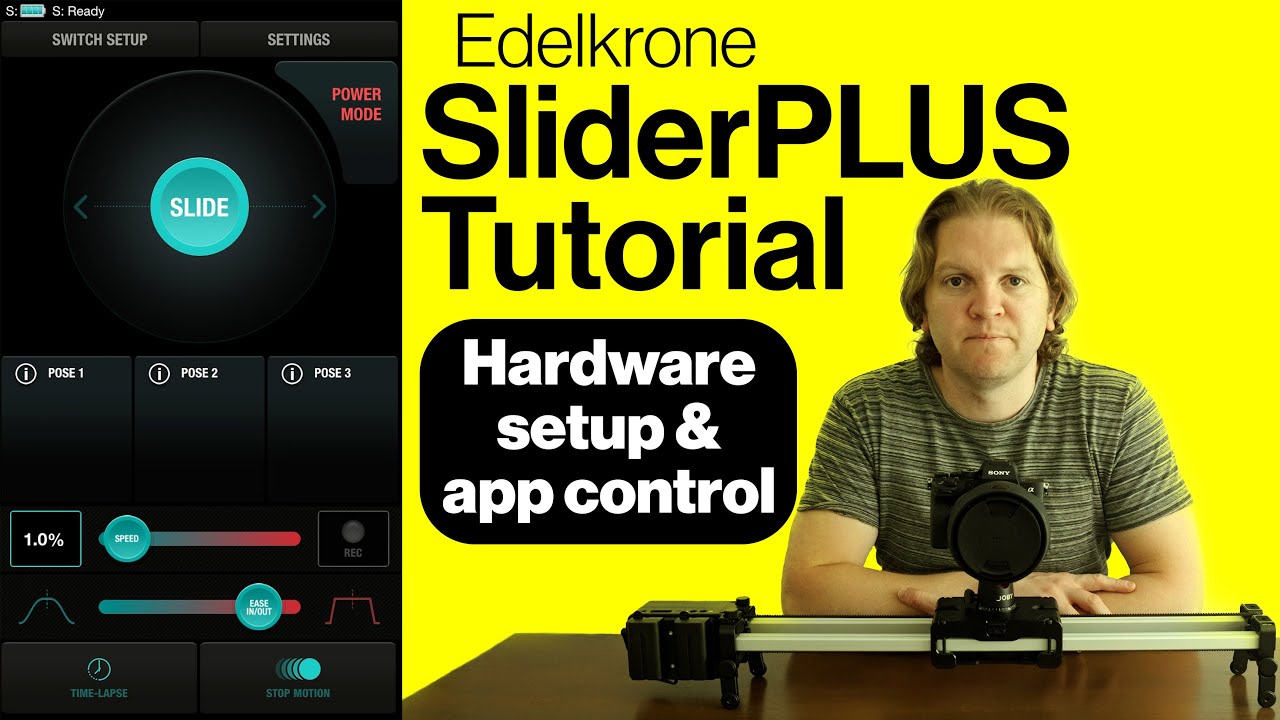 Edelkrone sliderPLUS Beginners guide: how to use an Edelkrone slider