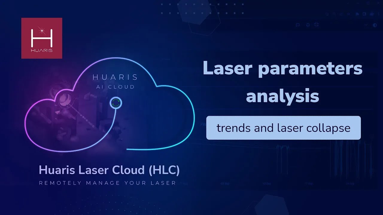 Huaris Laser Cloud (HLC) &ndash; Analyse des tendances des param&egrave;tres laser et effondrement laser