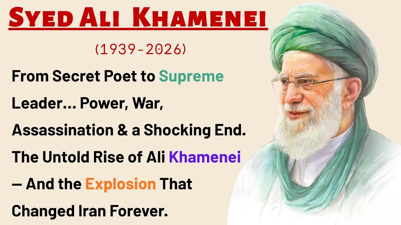 The Story Of Ali Khamenei 🌟 Learn English Through Story ✅ Graded Reader✳️