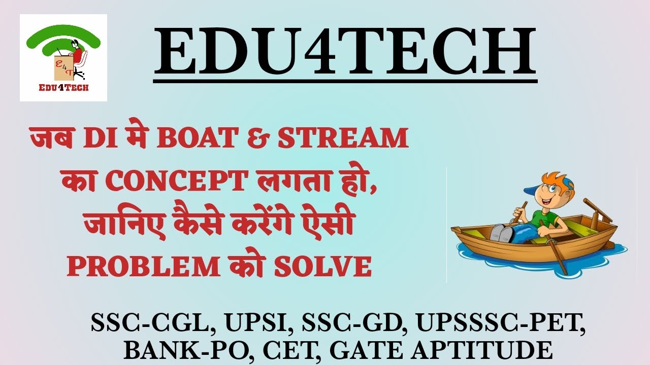 Data Interpretation II Boat & Stream II Mix Concept II Solution II PYQs
