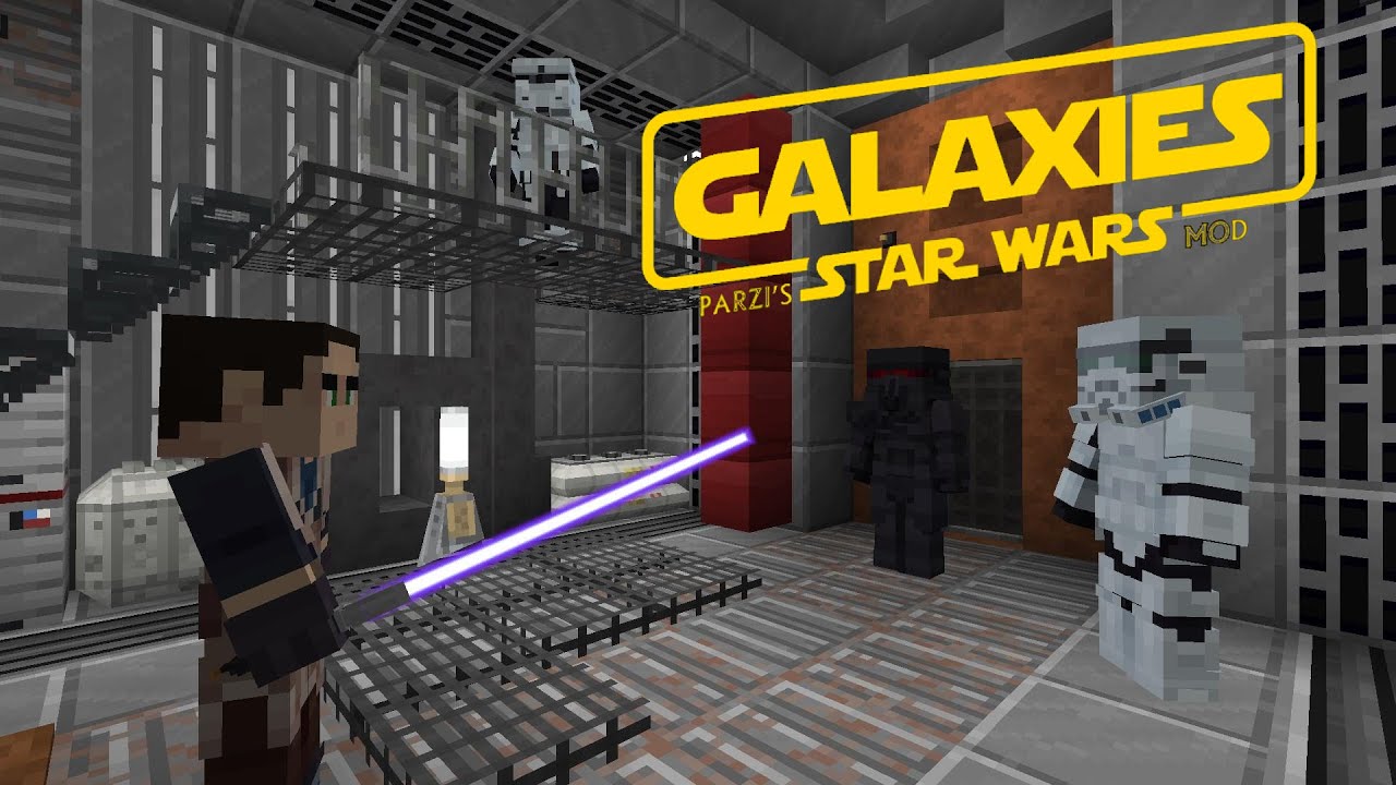 Gаlаxies: Раrzi's Star Wars - Лучший мод добавляющий  вселенную Звёздных Войн в Майнкрафт!