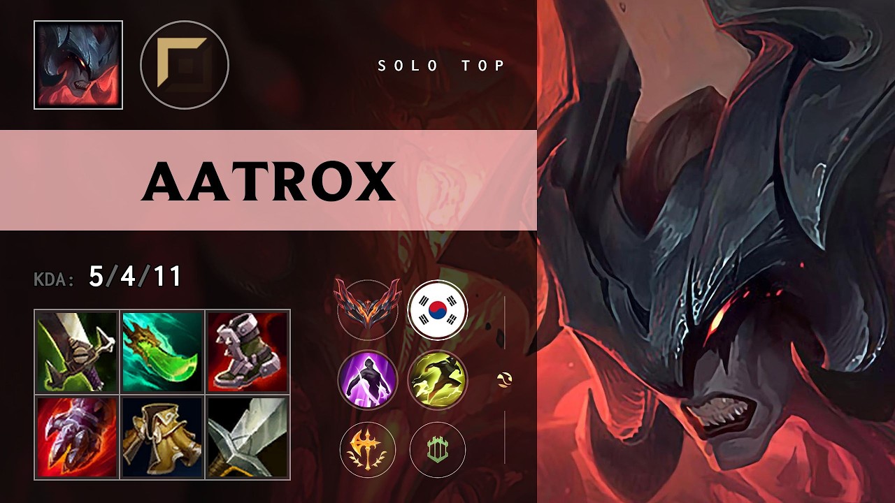 Aatrox Top vs Rengar - KR Grandmaster Patch 26.11