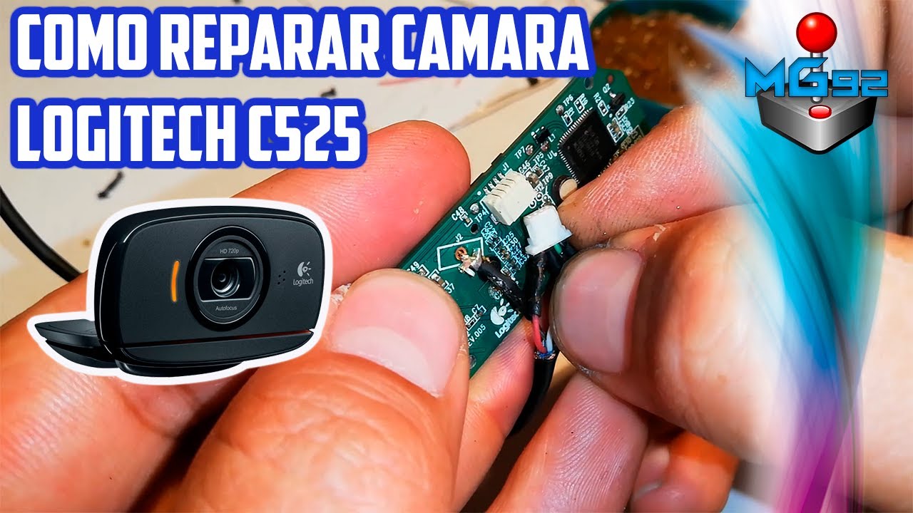 Como Reparar 💯 Una Camara Logitech C525 C920 C922 C270 C505 con Imagen Intermitente o Negra 👍 Facil