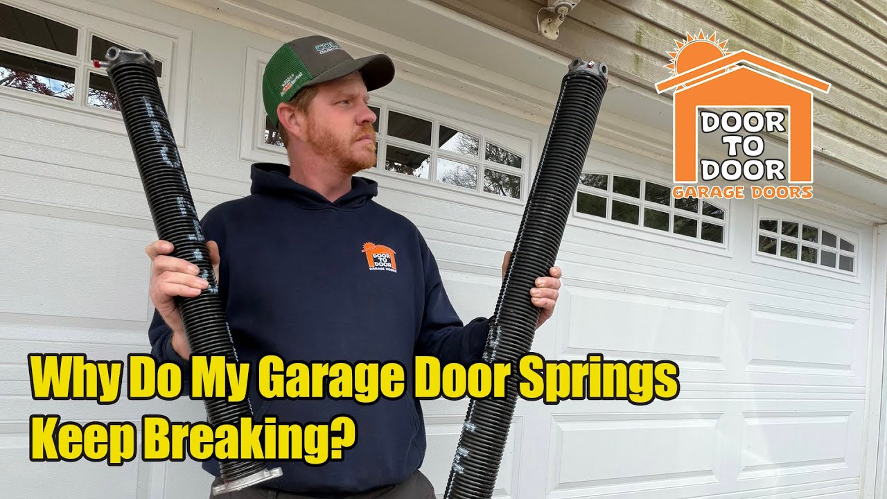 Why Do My Garage Door Springs Keep Breaking?...You Need High Cycle Springs!