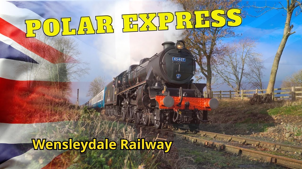 Polar Express at Wenslydale Railway December 2021 #heritagerailway