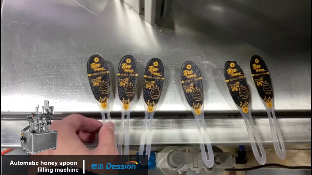 honey spoon filling and packing production line