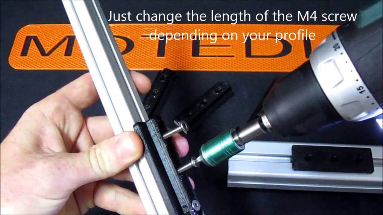 Motedis - Profilgleiter Nut 8 I-Typ - Profile slider slot 8 I-Type - 1