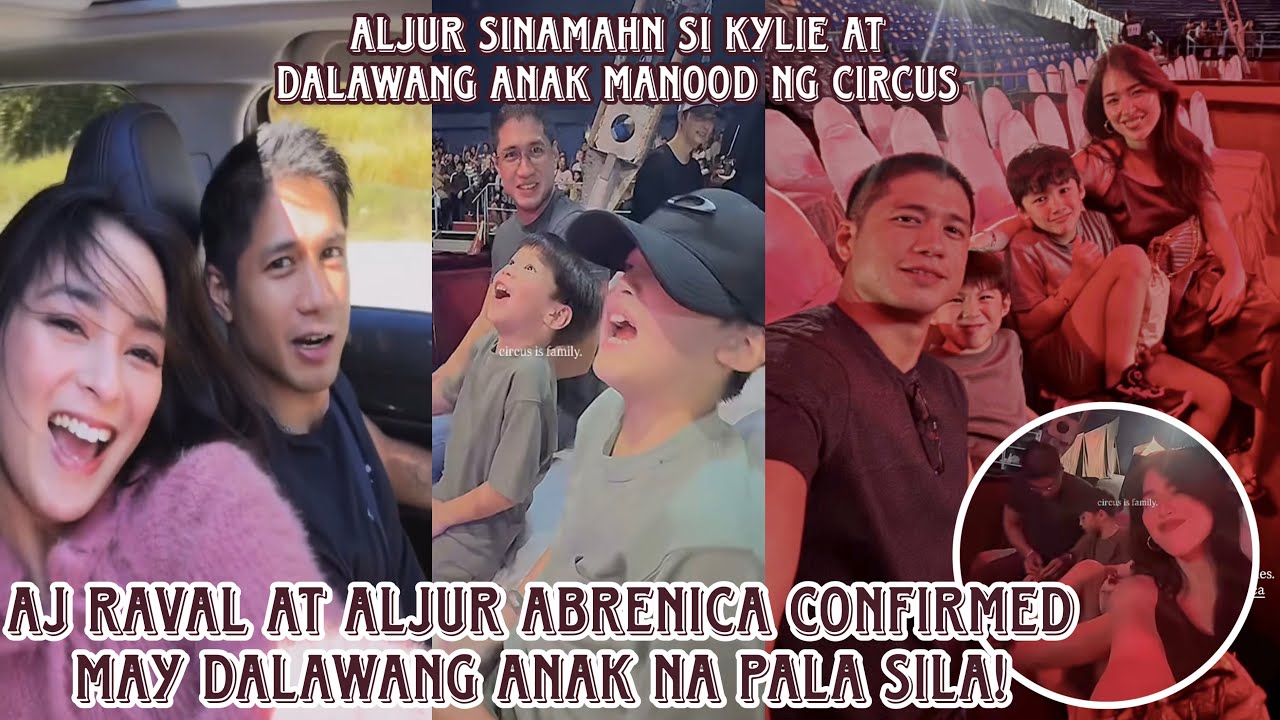 Aljur Abrenica at Aj Raval confirmed may dalawang anak na pala ❤️ Sinamahan din ni Aljur sina Kylie