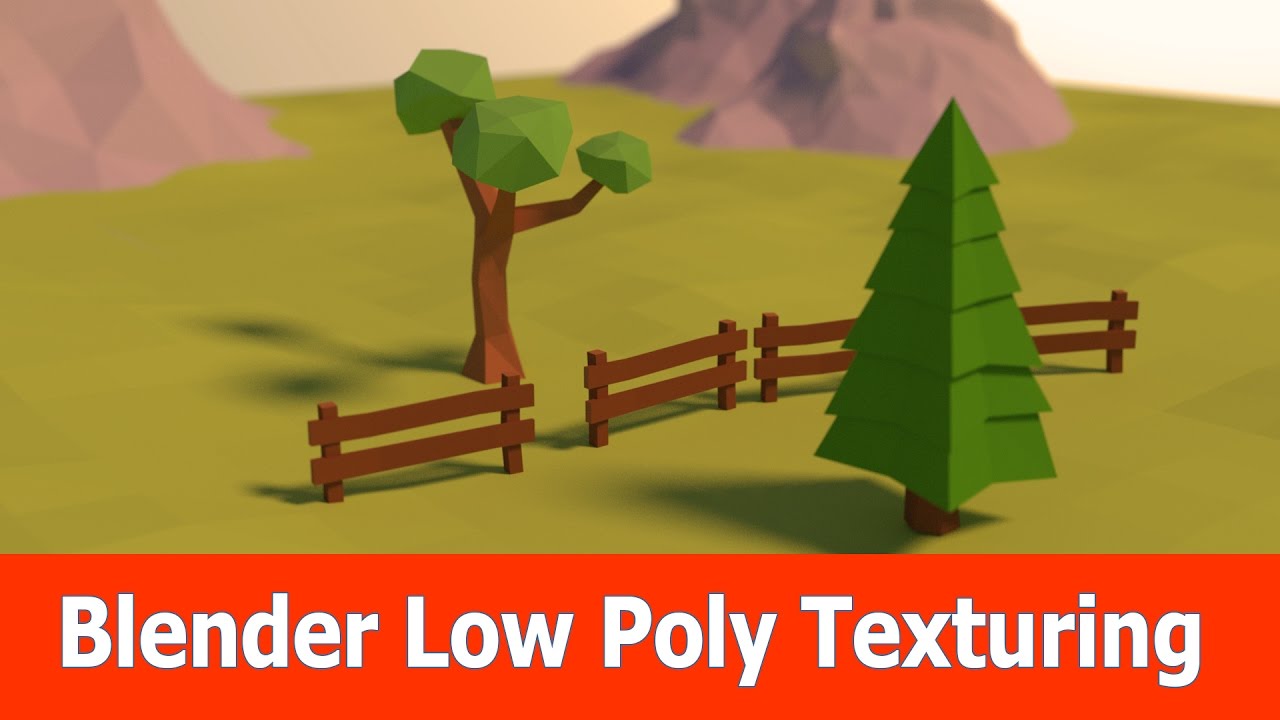 Blender Lowpoly Modeling & Texturing